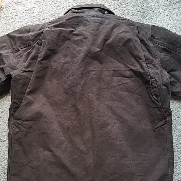 Vintage Carhartt Chore Jacket Men XL Brown Sherpa Lined Barn Work Duck Canvas - Picture 4 of 15